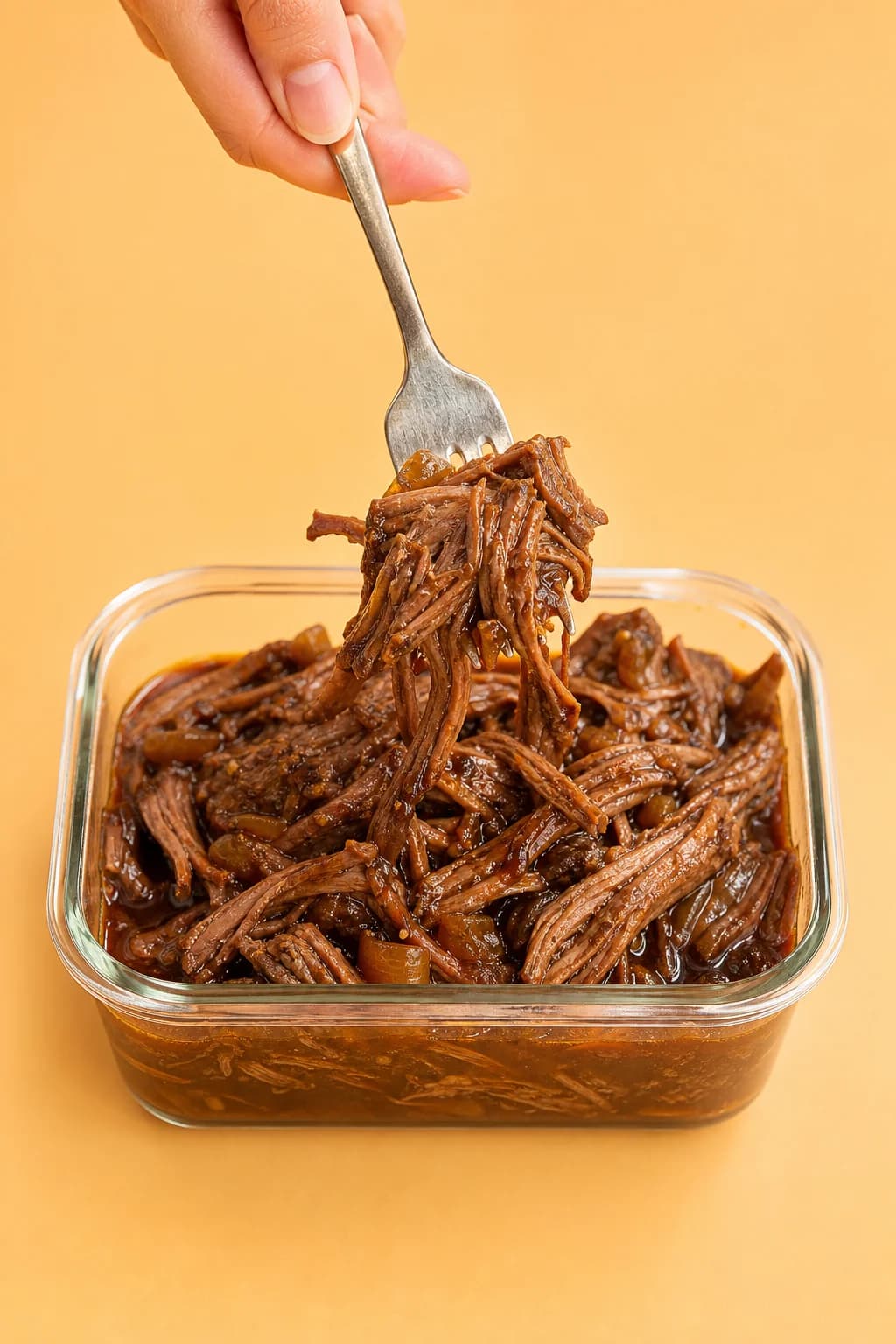 Slow-braised beef brisket batch cook